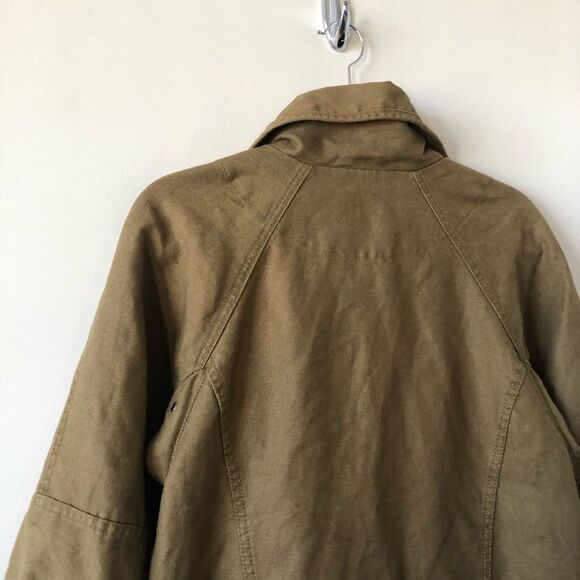 Wilfred Free Rayder Olive Green Moto Jacket - Picture 6 of 9